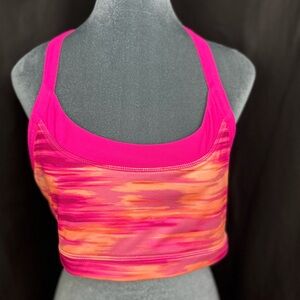 Avia Women’s High-Impact Racerback Sports Bra - Hot Pink - Size XL